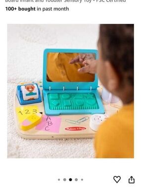 Melissa & Doug Toddler Activity Wooden activity board